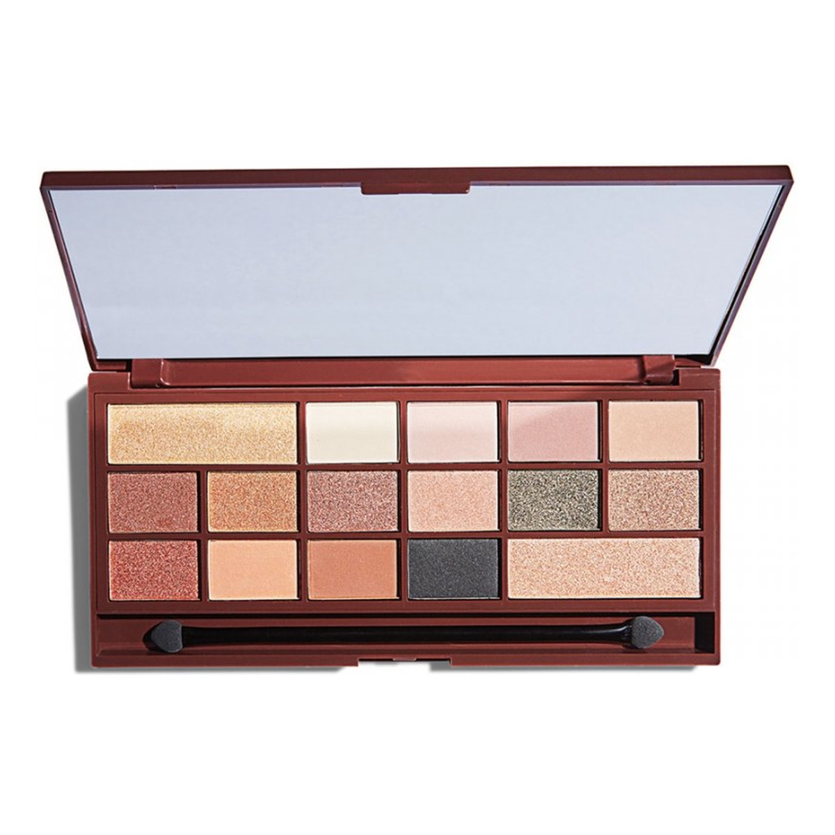 Makeup Revolution I HEART MAKEUP Chocolate Paleta cieni do powiek 24k Gold 22g