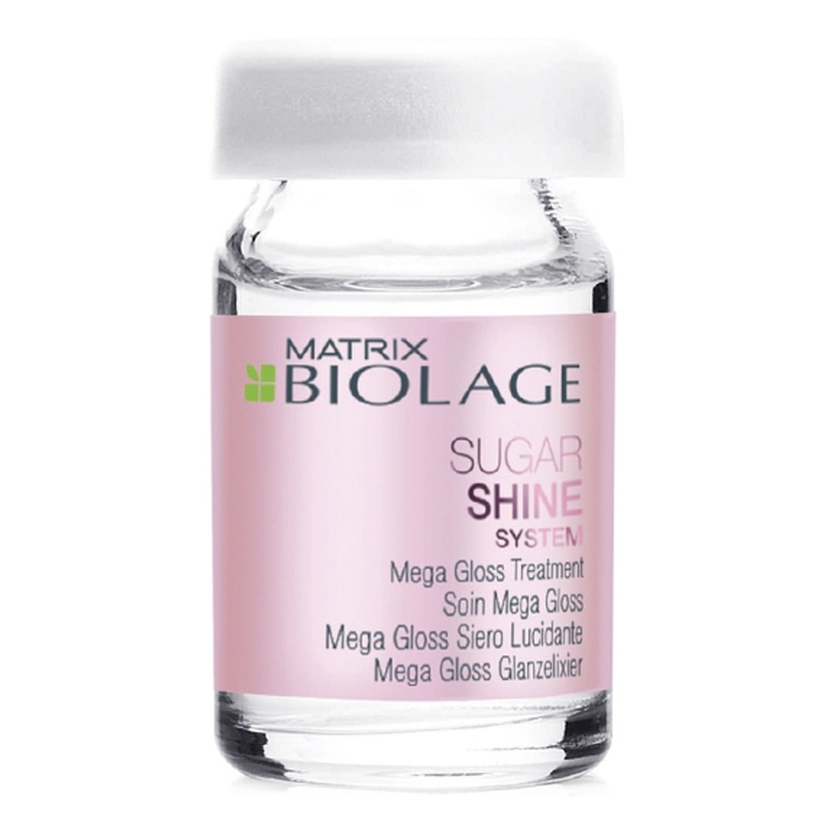 Matrix Biolage Sugar Shine System Mega Gloss Treatment wygładzająco-nabłyszczająca odżywka do włosów 10x6ml 60ml