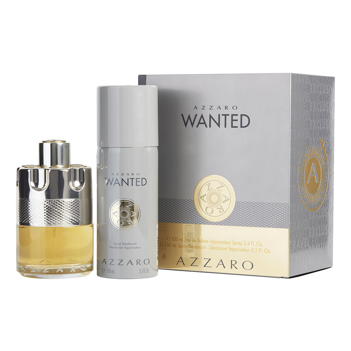 Azzaro Wanted zestaw (woda toaletowa 100ml +dezodorant 150ml)