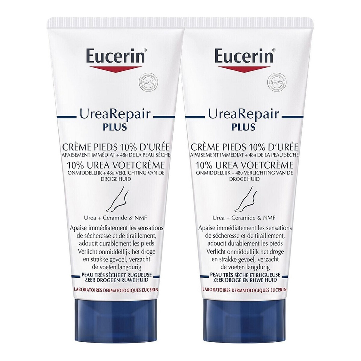 Eucerin UreaRepair Plus Krem do stóp z 10% mocznika 2x100ml 200ml