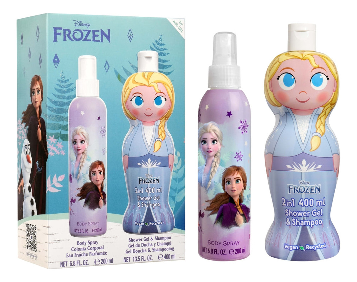 Zestaw Kraina lodu Mgiełka 200ml + żel i szampon 400ml