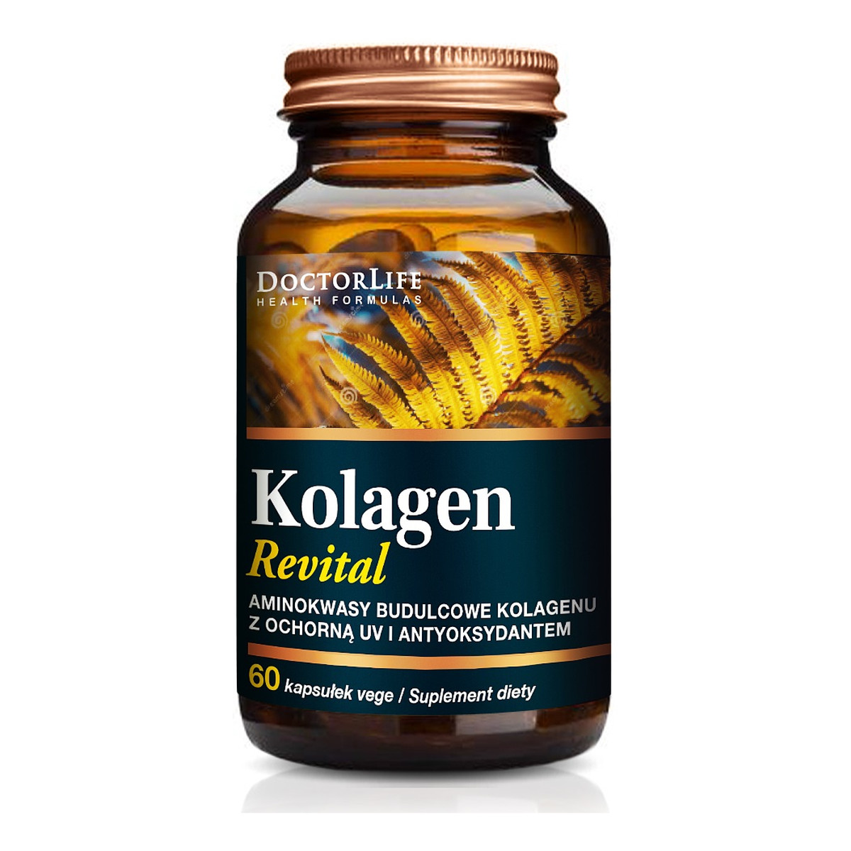 Doctor Life Kolagen revital zdrowa skóra suplement diety 60 kapsułek