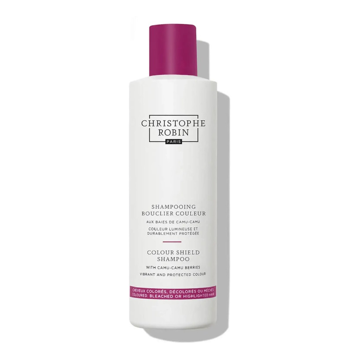 Christophe Robin Color Shield Shampoo With Camu Camu Berries delikatny szampon chroniący kolor włosów farbowanych i rozjaśnianych 250ml