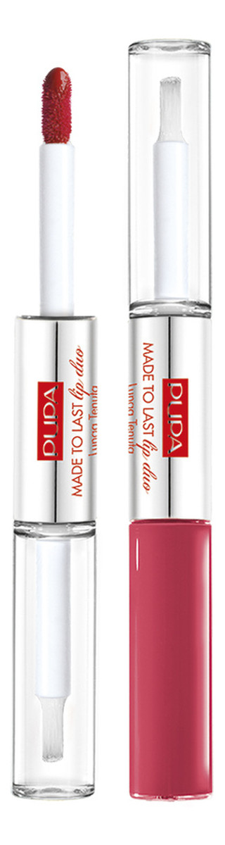 Lip Duo Liquid Lip Colour Colour & Topcoat Waterproof Long Lasting Wodoodporna pomadka w płynie 2x4ml