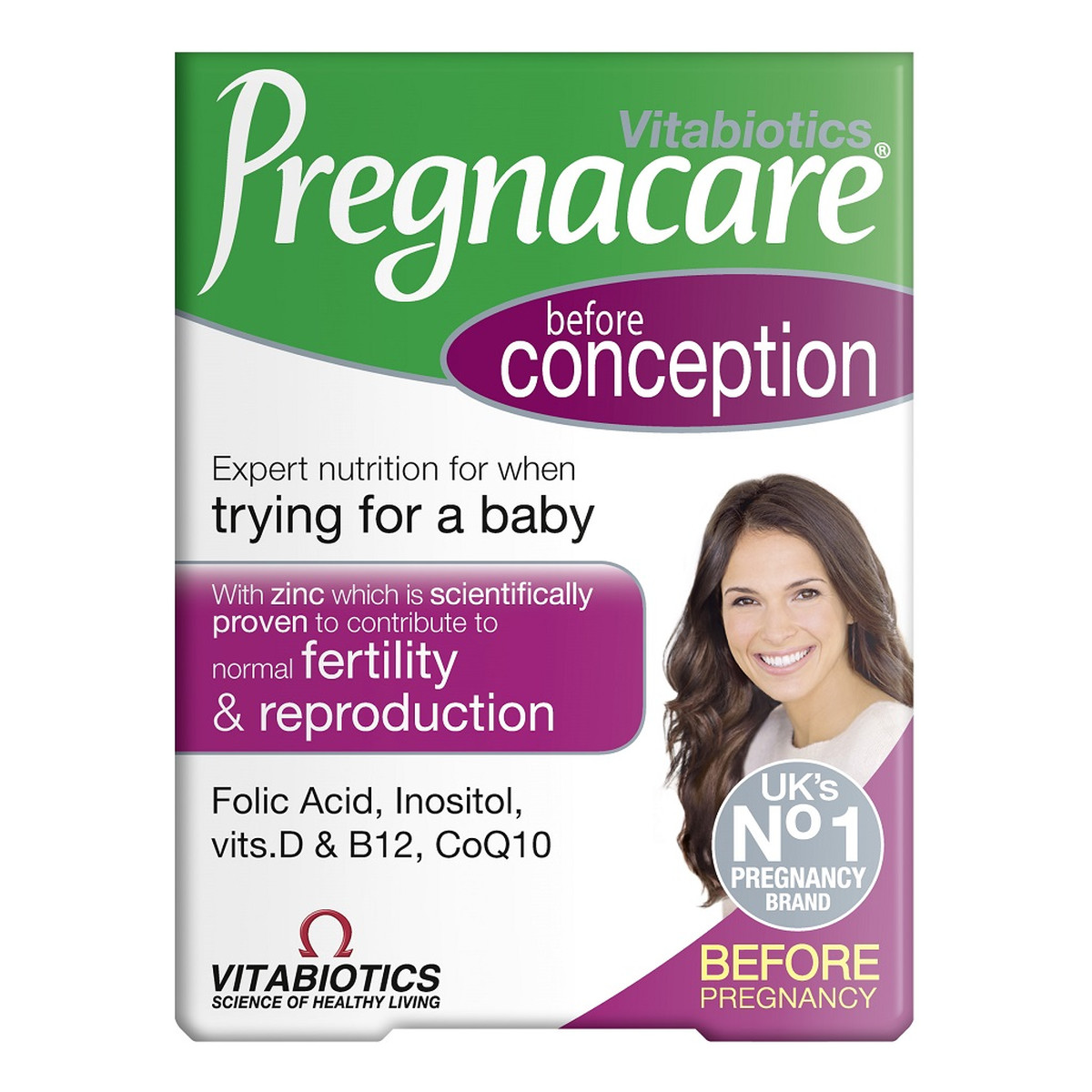 Vitabiotics Pregnacare before conception suplement diety dla kobiet przed poczęciem dziecka 30 tabletek