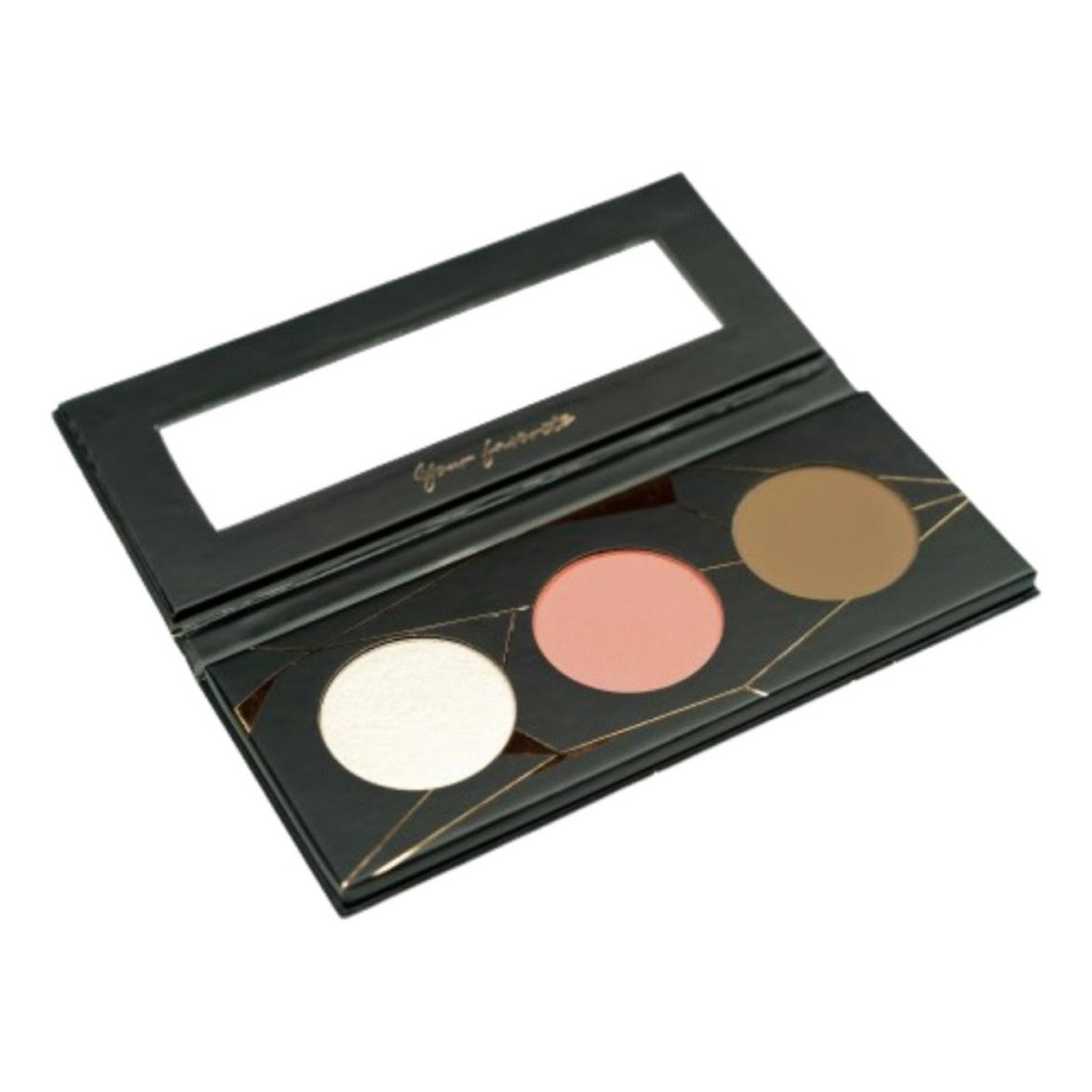 Ibra Paleta do konturowania twarzy Contour Kit (róż,bronzer,rozświetlacz)