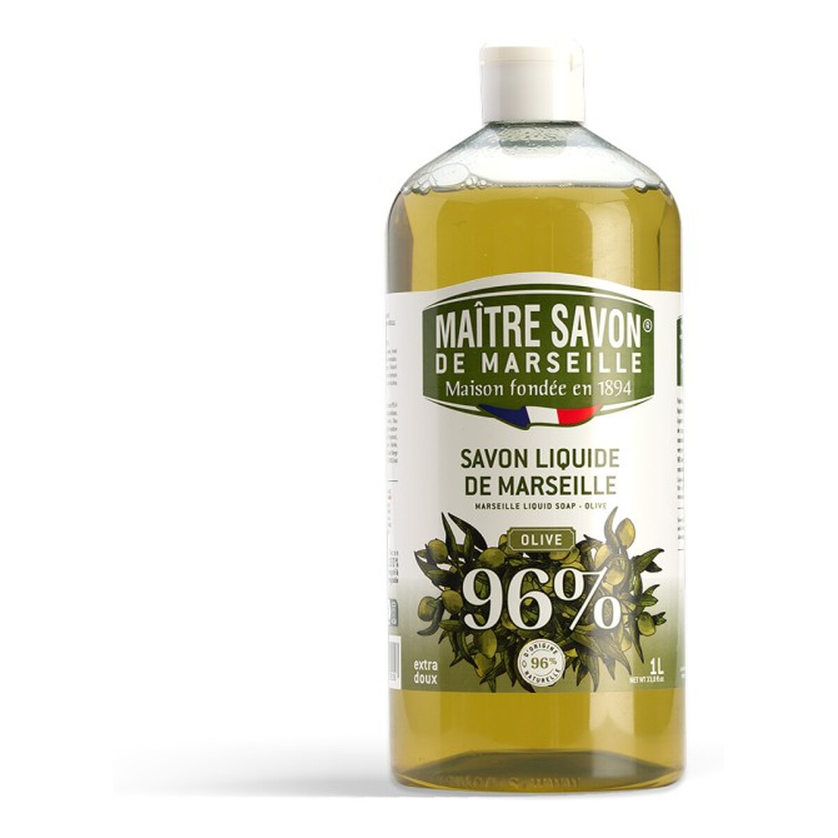 Maitre Savon Mydło Marsylskie w płynie Oliwka 1000ml