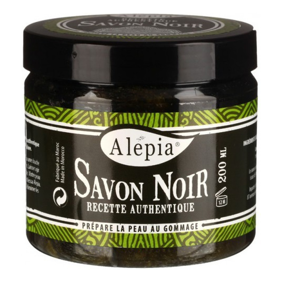 Alepia Savon Noir Czarne Mydło Peelingujące Supreme Bio 200ml