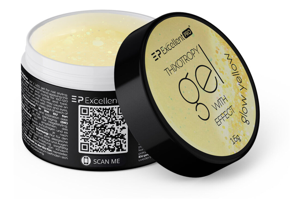 Żel budujący glow yellow