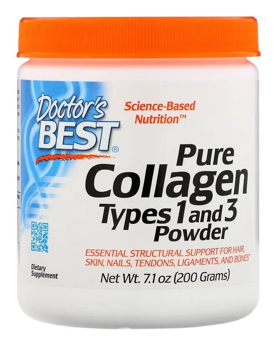 Pure collagen types 1and3 powder suplement diety w proszku