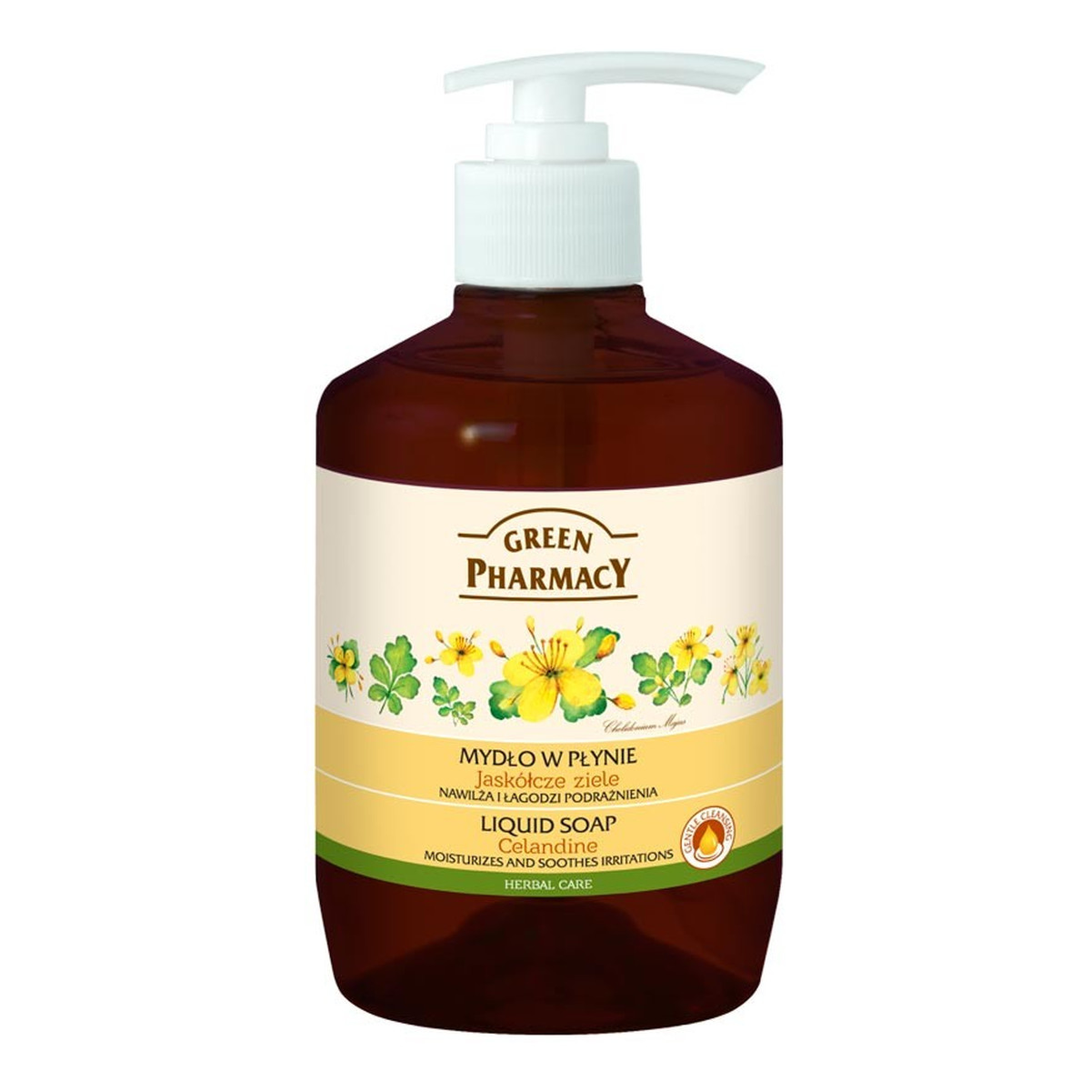 Green Pharmacy Herbal Cosmetics Hand Care Mydło w Płynie Jaskółcze Ziele 470ml