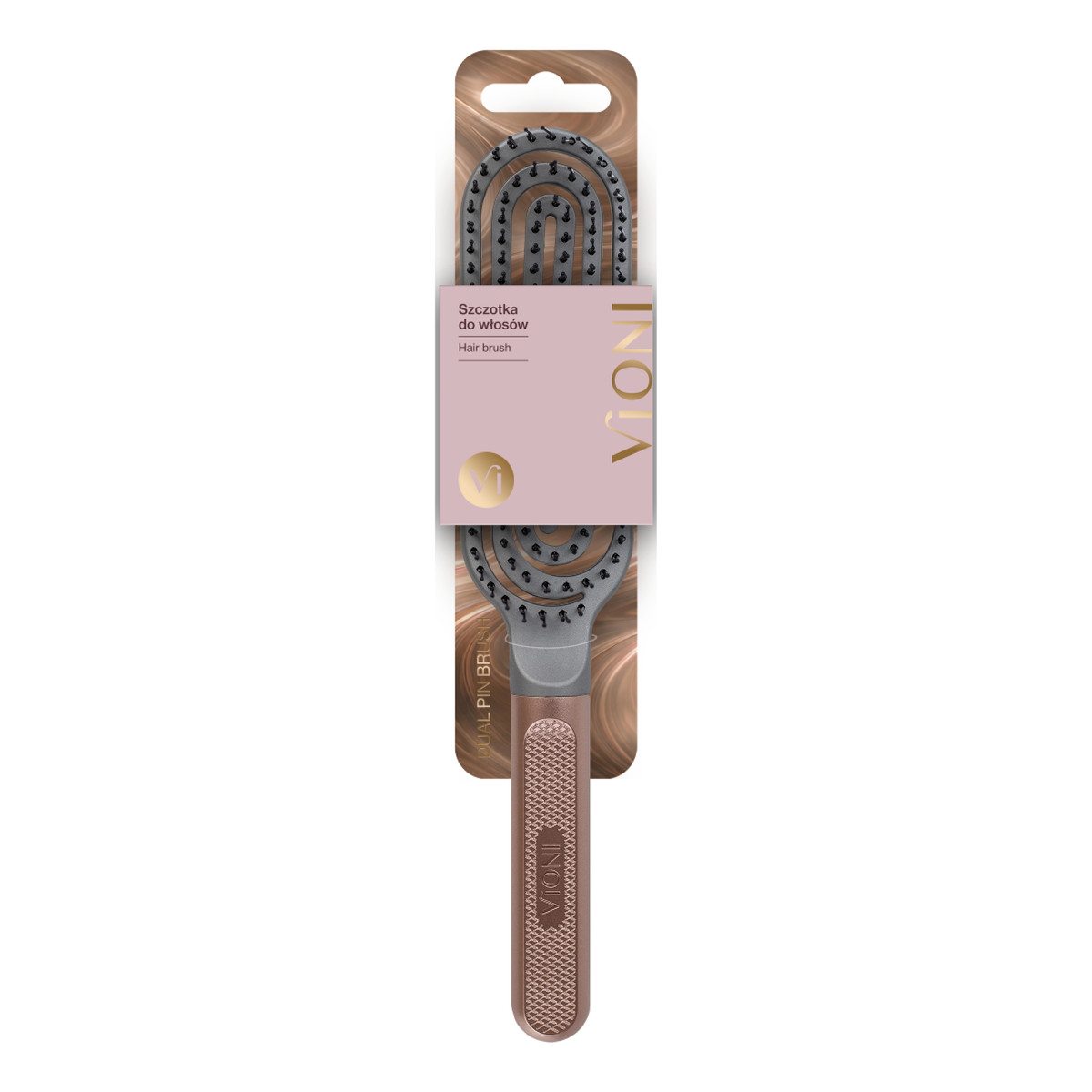 Vioni Dual Pin Brush szczotka do włosów wąska