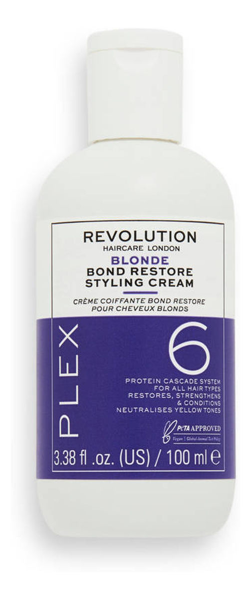 Blonde Bond Restore Styling Cream Krem stylizujący do włosów blond 6