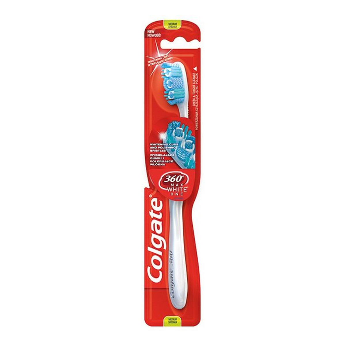 Colgate One Max White Szczoteczka Do Zębów Średnia