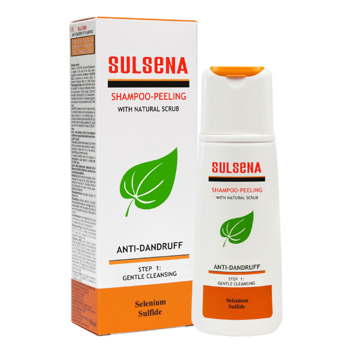 Sulsena Anti-dandruff przeciwłupieżowy szampon z naturalnym peelingiem 150ml