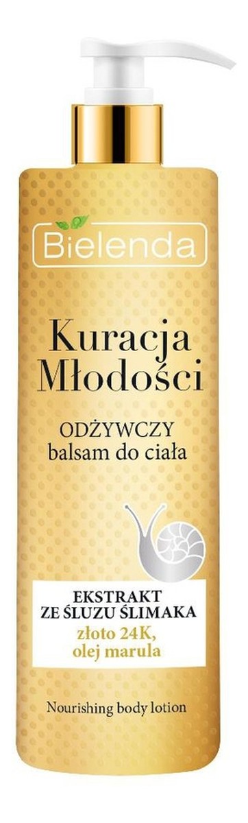 Odżywczy Balsam Do Ciała Ekstrakt Ze Śluzu Ślimaka