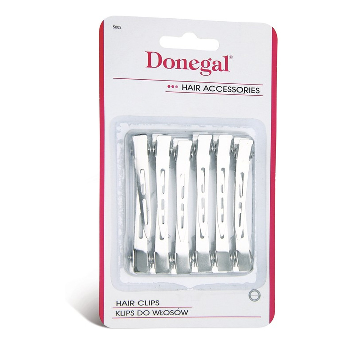Donegal Klips Do Włosów Metalowy 5003