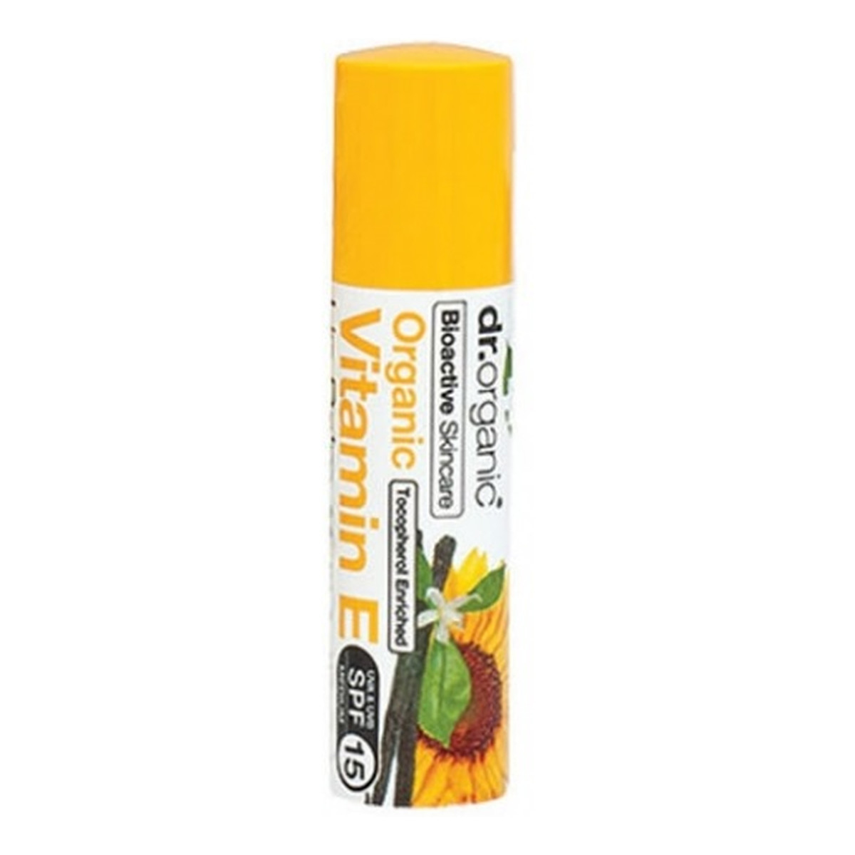 Dr.Organic Vitamin E Lip Balm SPF15 nawilżający Balsam do suchych ust 5.6ml