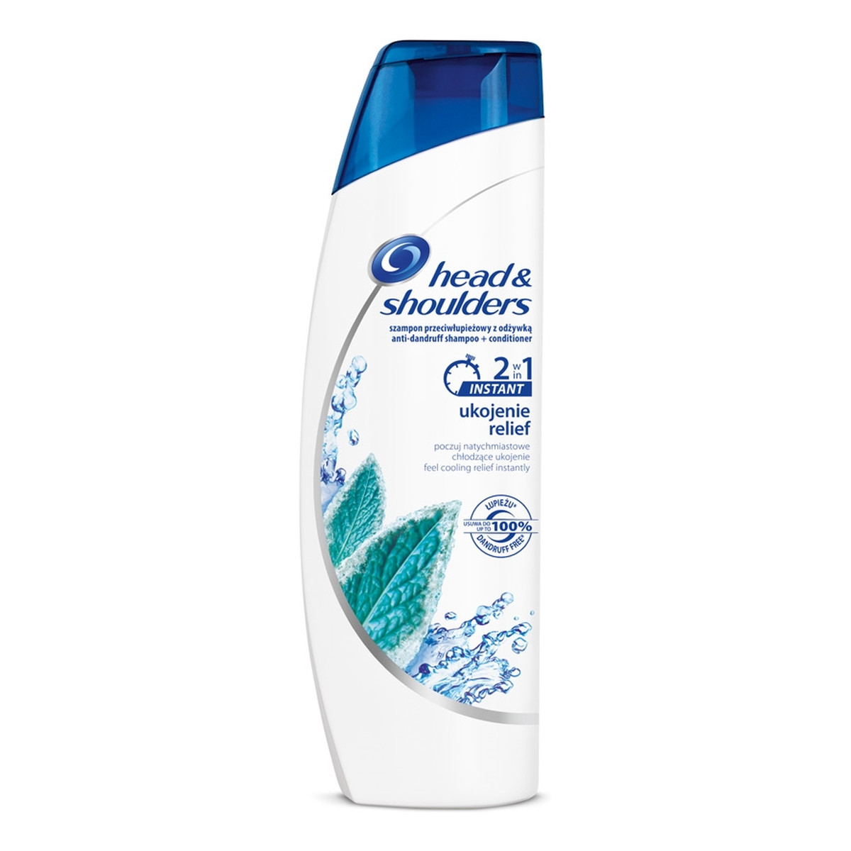Head&Shoulders Instant Relief Szampon Przeciwłupieżowy Z Odżywką 2w1 225ml