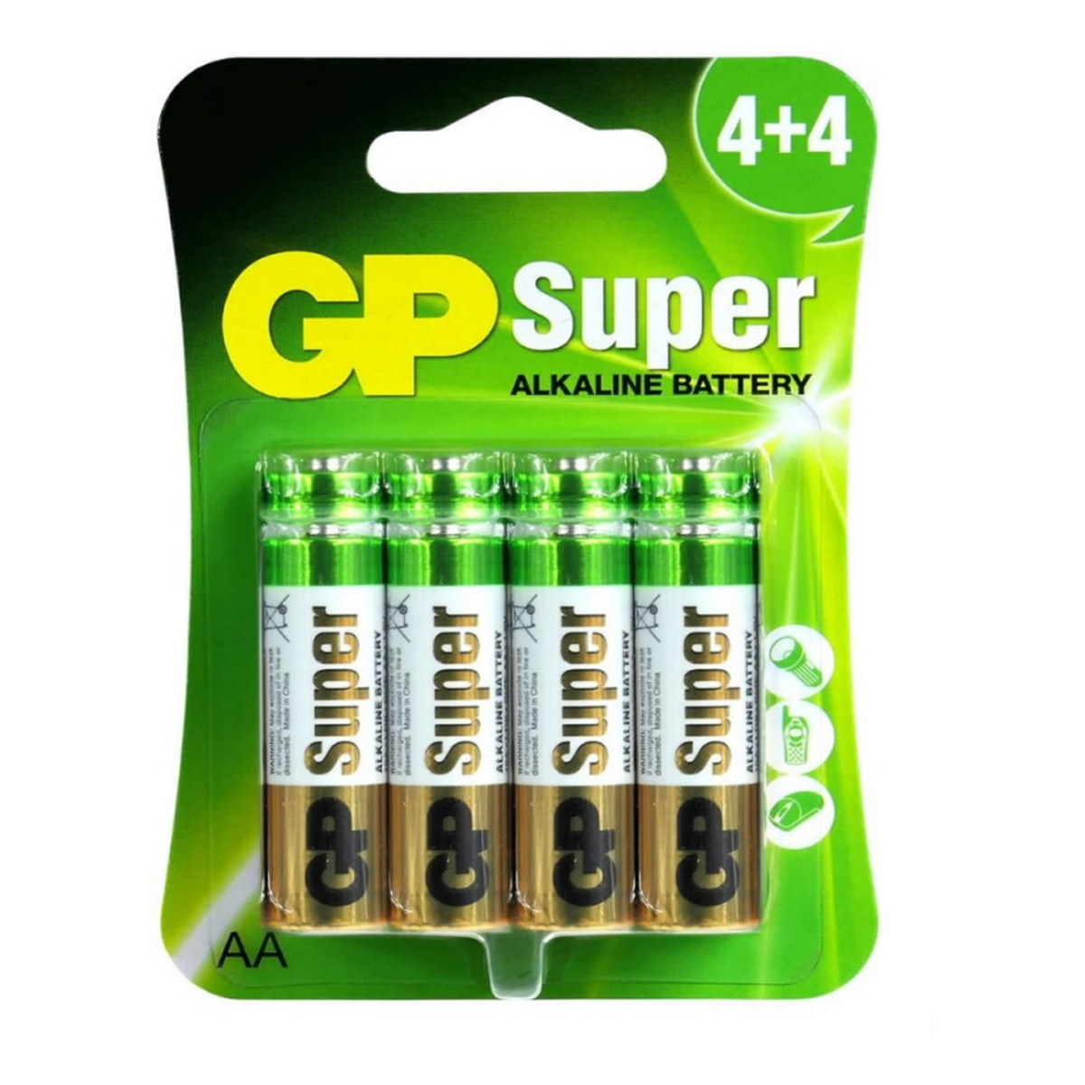 GP Battery Bateria alkaliczna AA LR06 (4+4)