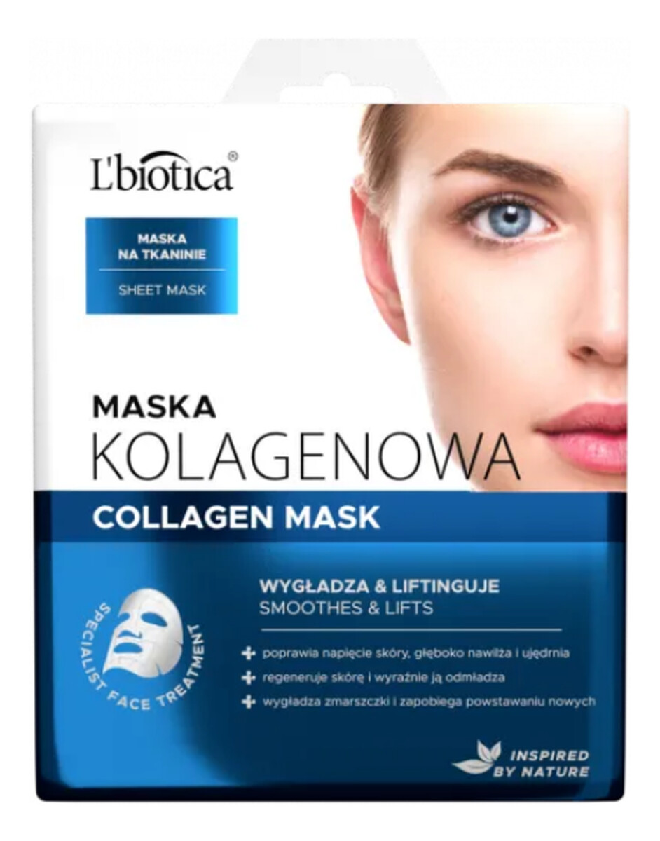 Maska Kolagenowa na tkaninie Wygładza & Liftinguje