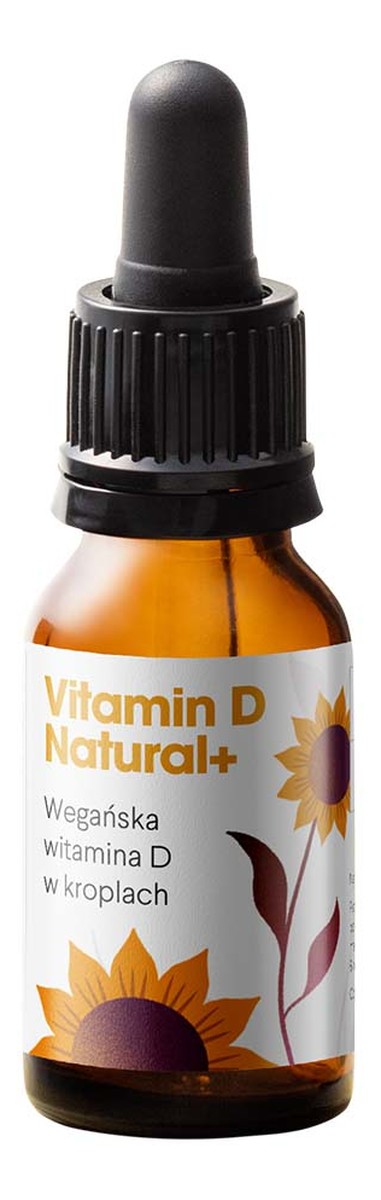Vitamin D Natural+ wegańska witamina D w kroplach