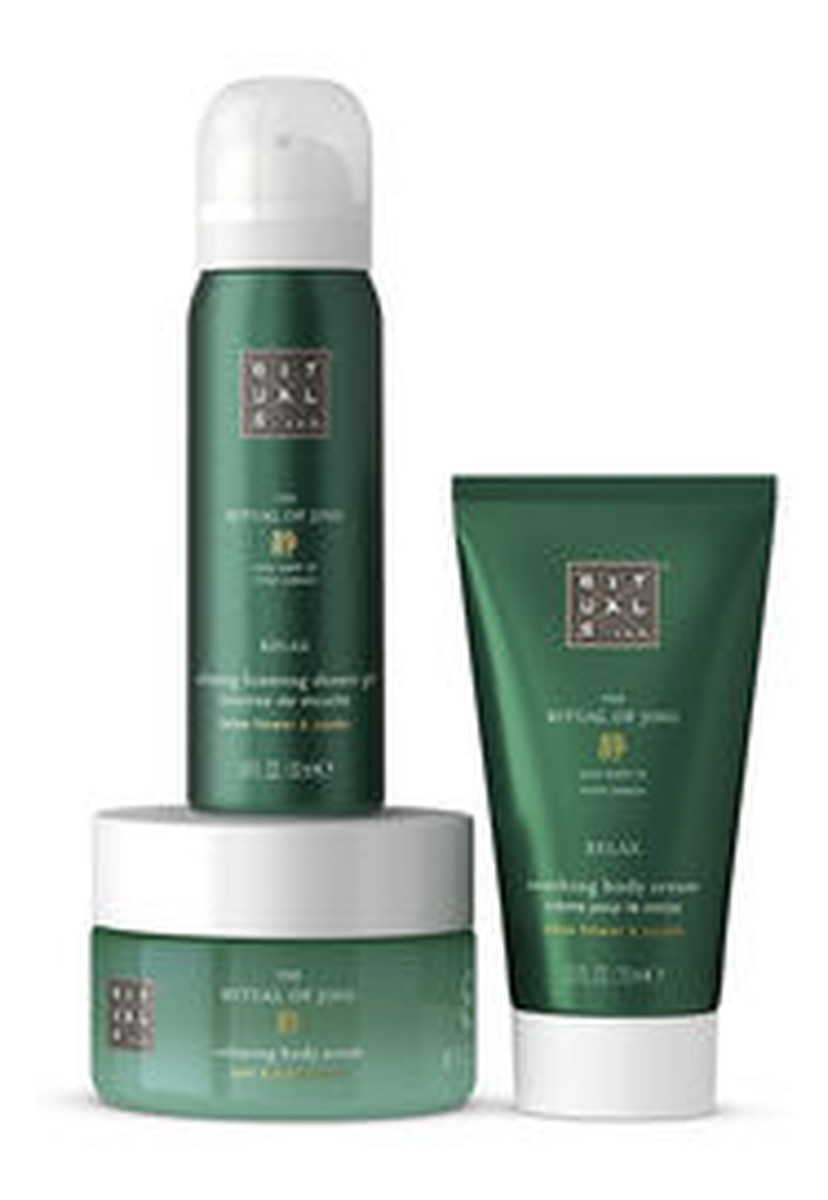 peeling do ciała 125gr + krem do ciała 70ml + pieniący żel pod prysznic 50ml