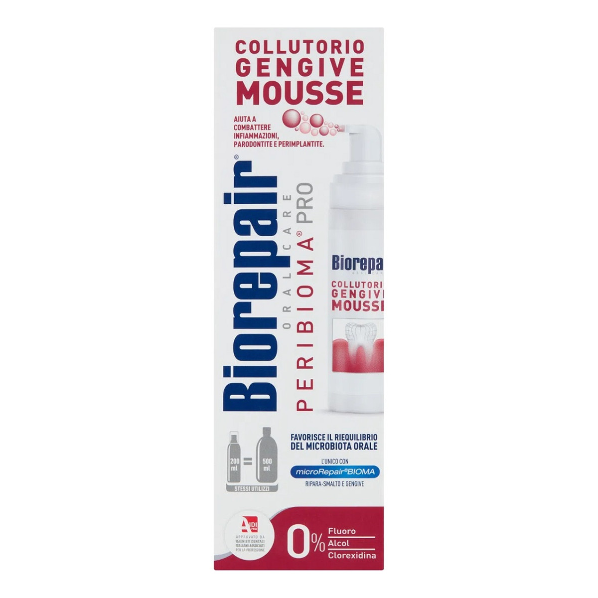 Biorepair Peribioma pianka do higieny jamy ustnej 200ml