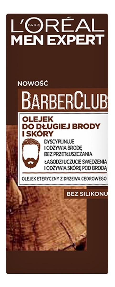 Barber Club pielęgnujący olejek do brody i skóry twarzy