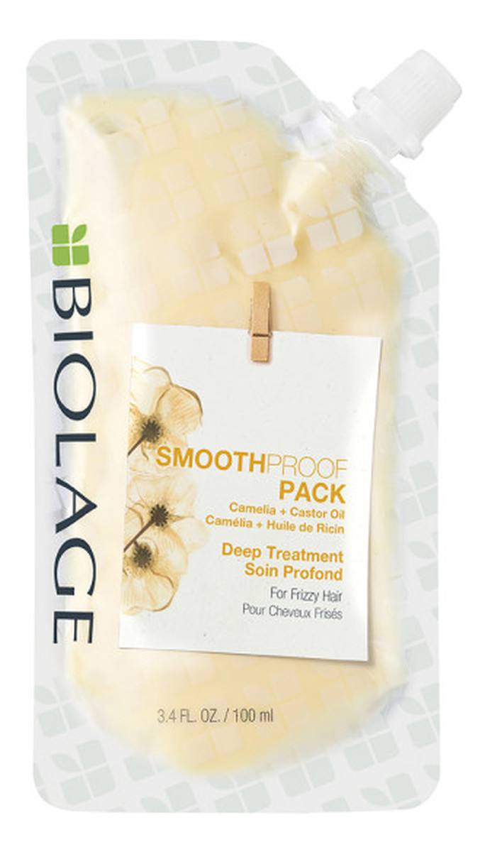 Biolage smoothproof deep treatment pack wygładzająca maska do włosów puszących się