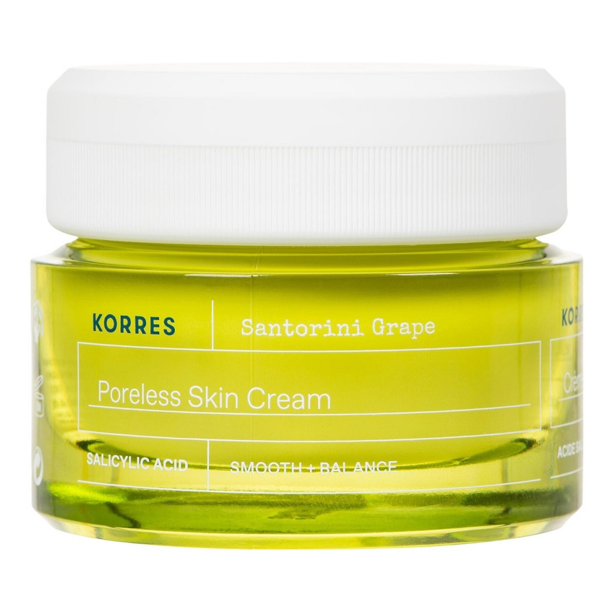 Korres Santorini Grape Pore Refining Cream Krem do twarzy zmniejszający widoczność porów 40ml