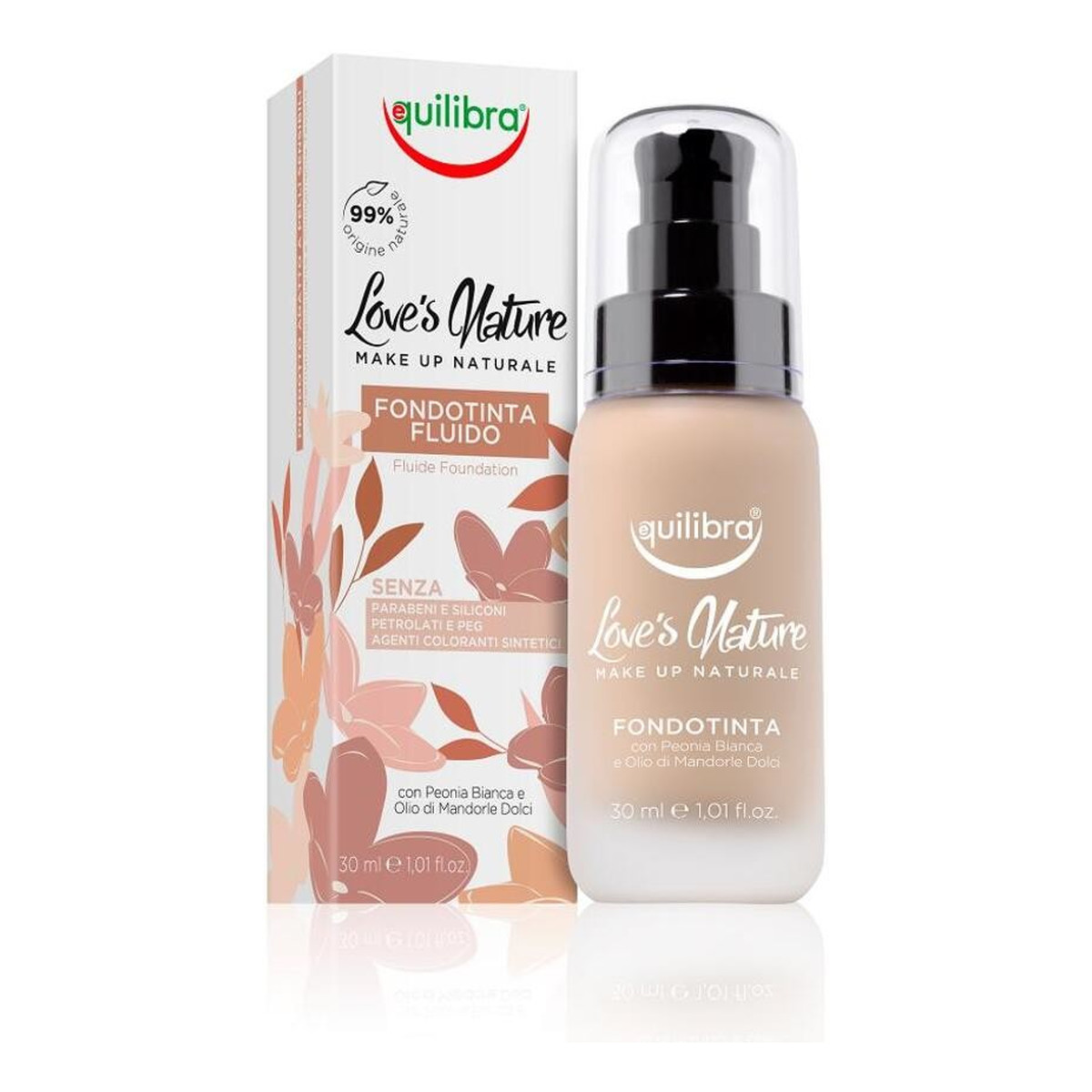 Equilibra Love's Nature korygujący podkład w płynie 30ml