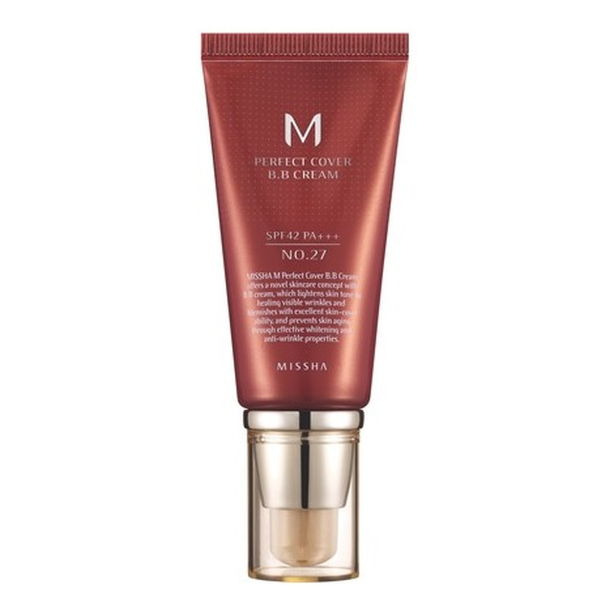 Missha M Perfect Cover BB Cream SPF42/PA+++ Krem BB z wysoką ochroną UV 50ml