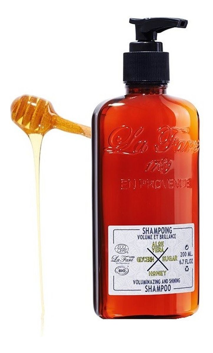 szampon nadający objętości i blasku Aloe Vera & Sugar & Honey & Glycerin