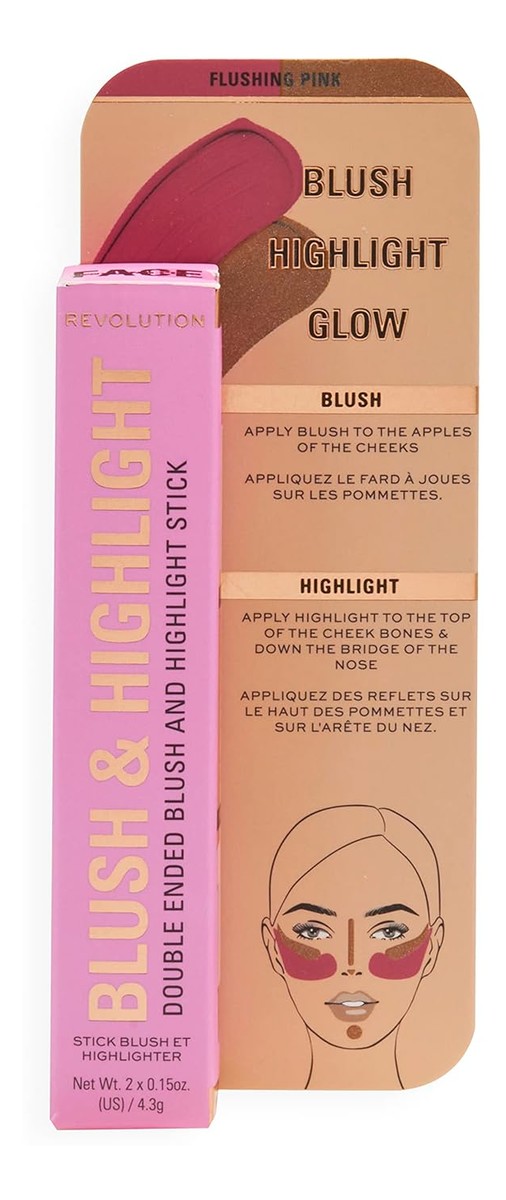 Blush & Highlight Stick Róż i Rozświetlacz w sztyfcie