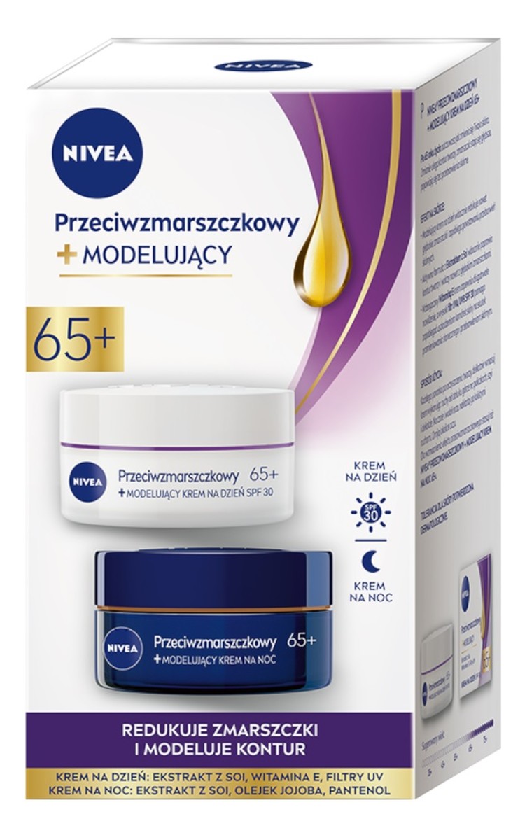 Krem na dzień i krem na noc 65+ 2x