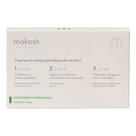 Trzyetapowy zabieg stymulujący odnowę skóry pokrzywa z miętą 3x7ml