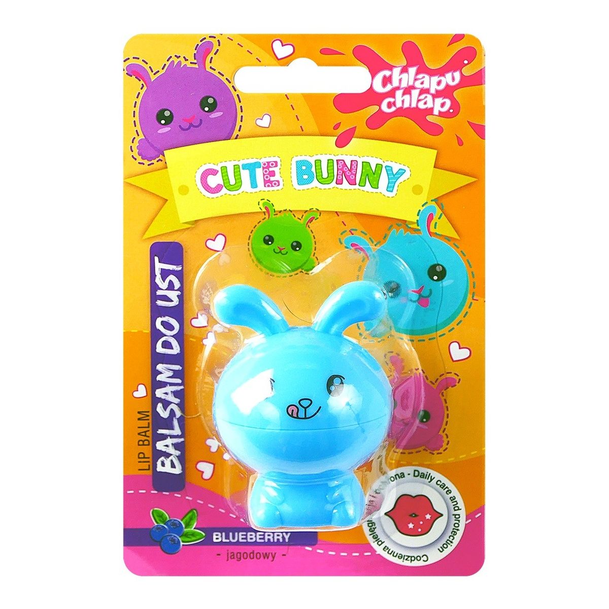Chlapu Chlap Cute Bunny Balsam do ust Cute Bunny - Jagoda 7g