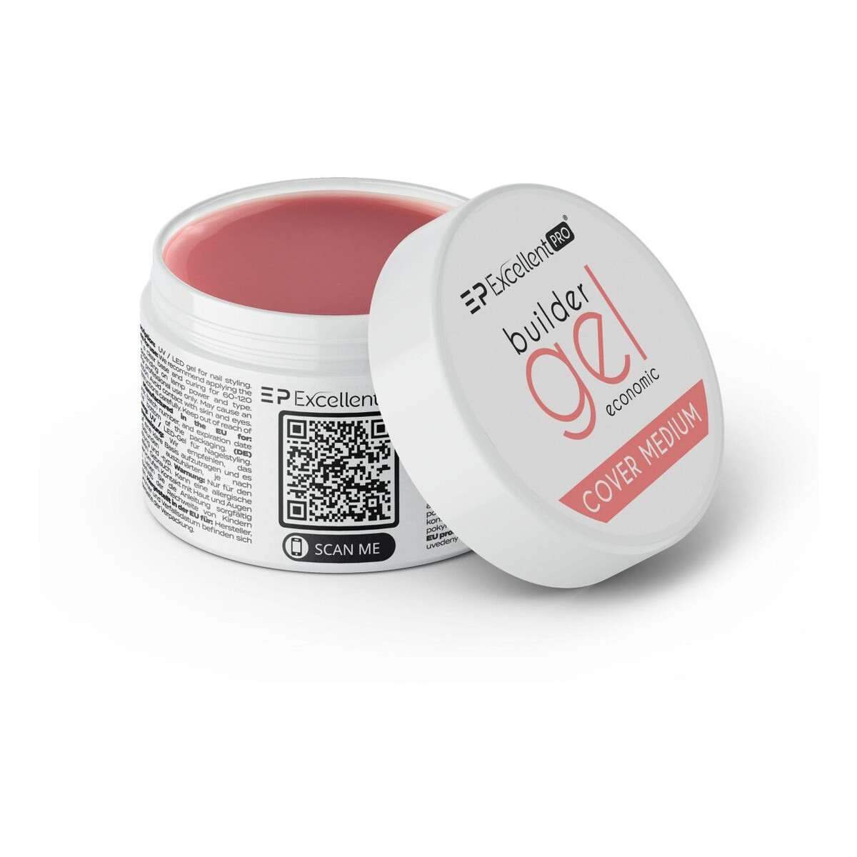 Excellent PRO Builder Gel Economic Żel budujący cover medium 50g