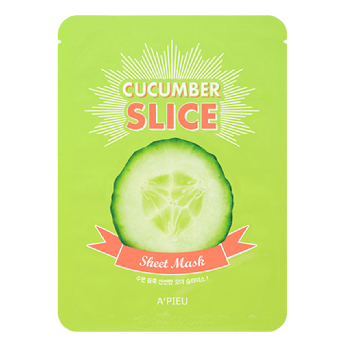 A'Pieu łagodząco-nawilżająca maseczka Cucumber Slice 20g