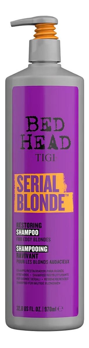 Bed head serial blonde shampoo szampon do zniszczonych włosów blond