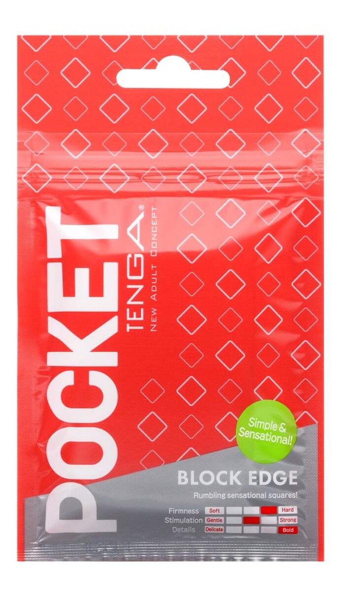 Pocket block edge jednorazowy masturbator 003