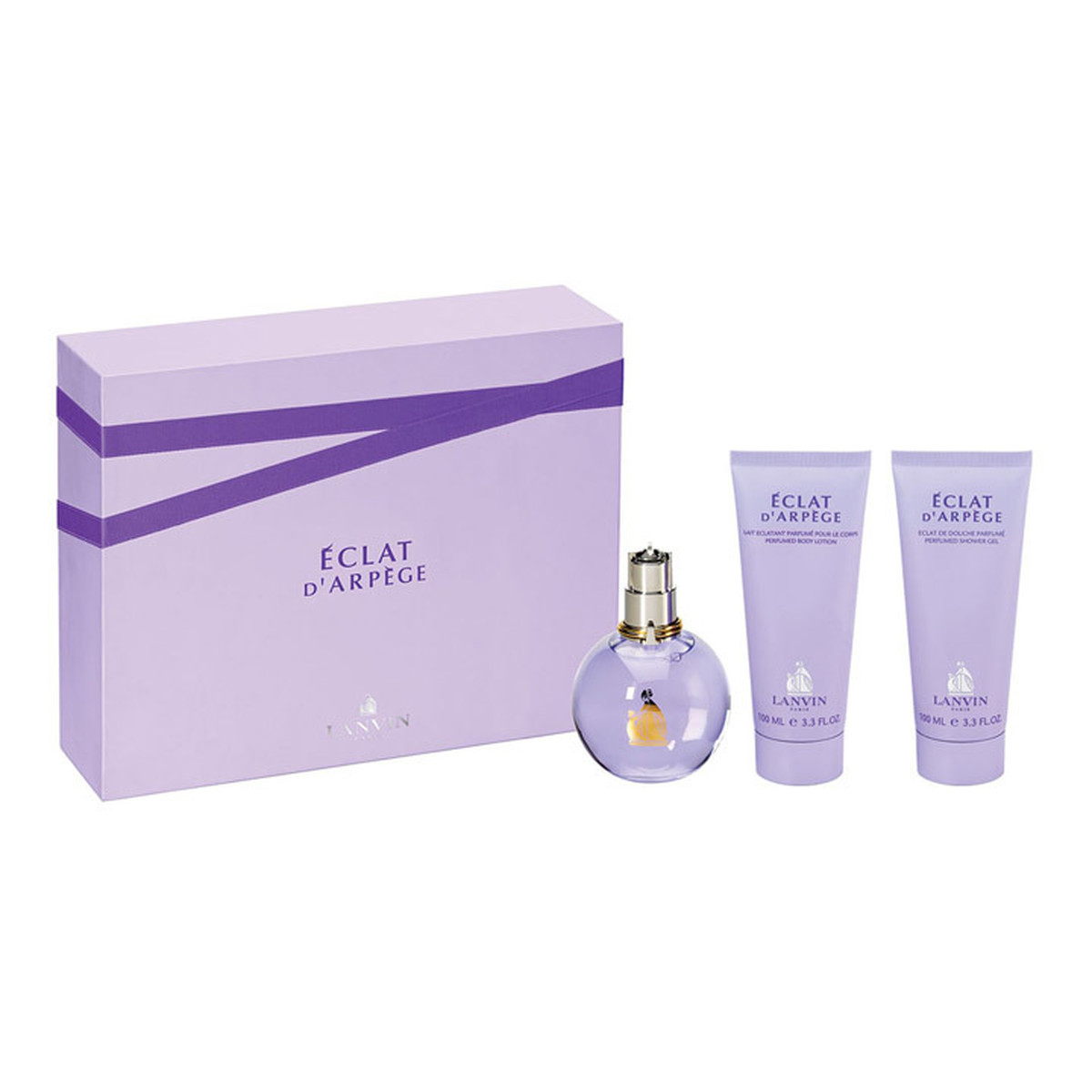 Lanvin Eclat d'Arpege zestaw (woda perfumowana 100ml + balsam do ciała 100ml + żel pod prysznic 100ml)