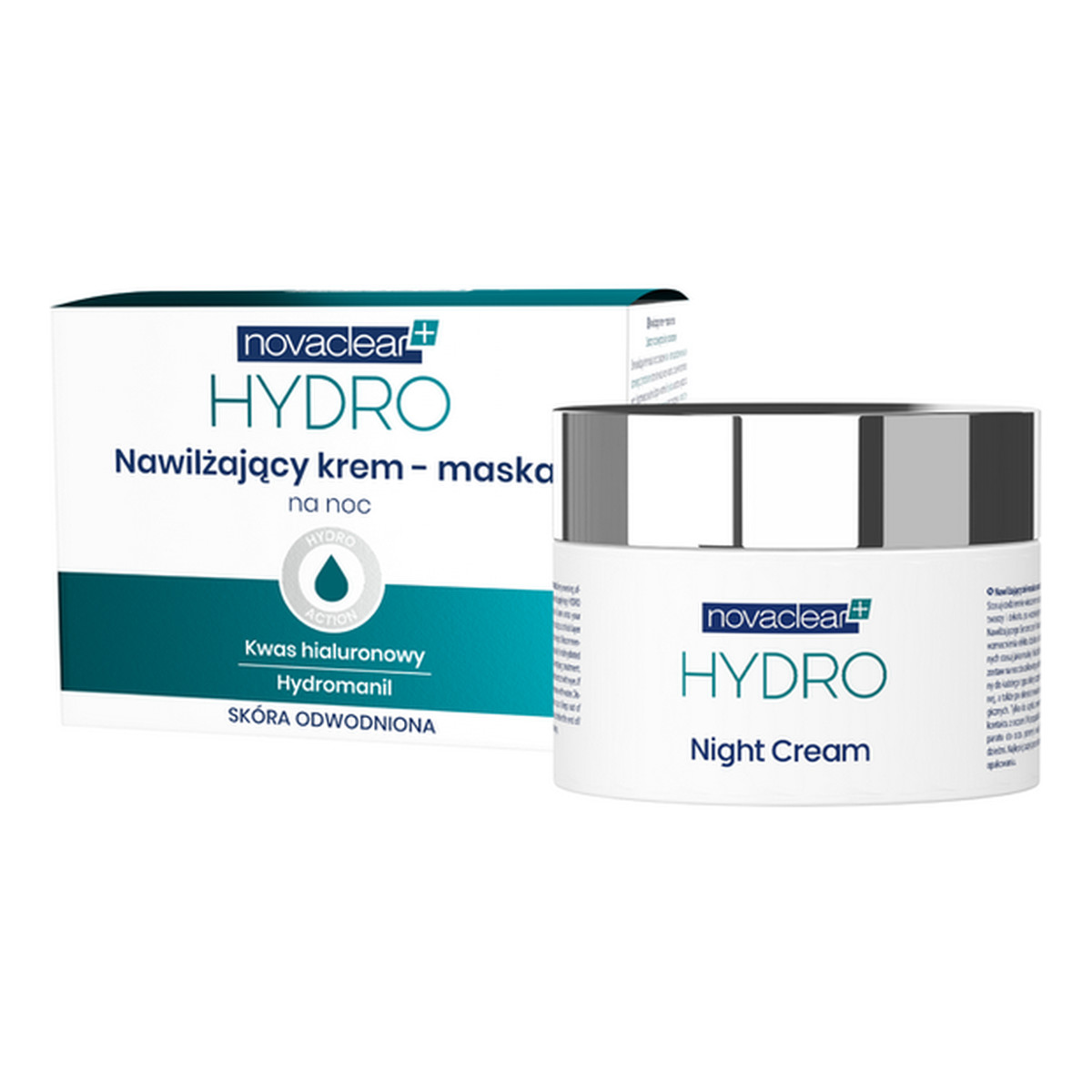 Novaclear Hydro nawilżający krem-maska na noc 50ml