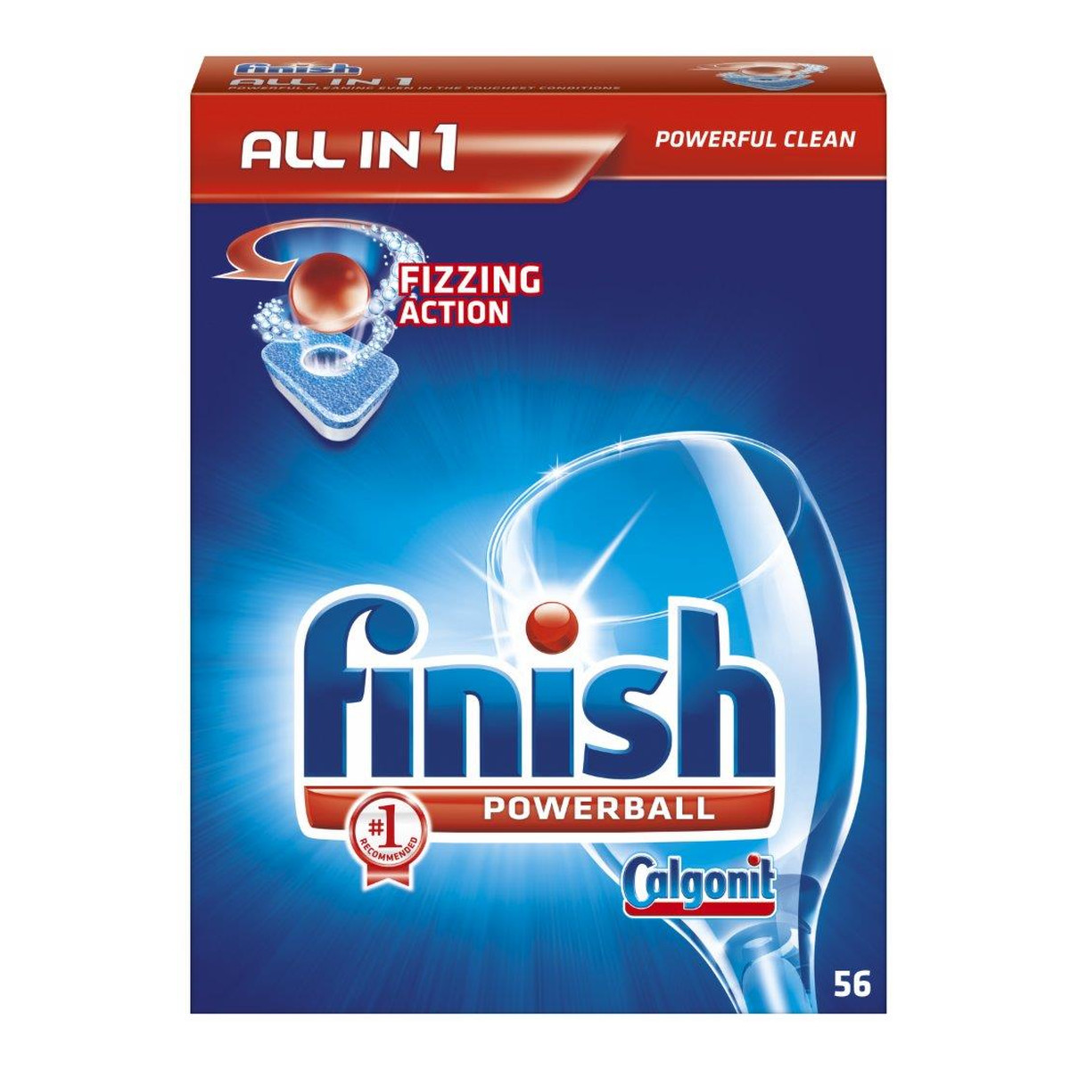 Finish Calgonit All in1 Tabletki Do Zmywarek 56 szt.