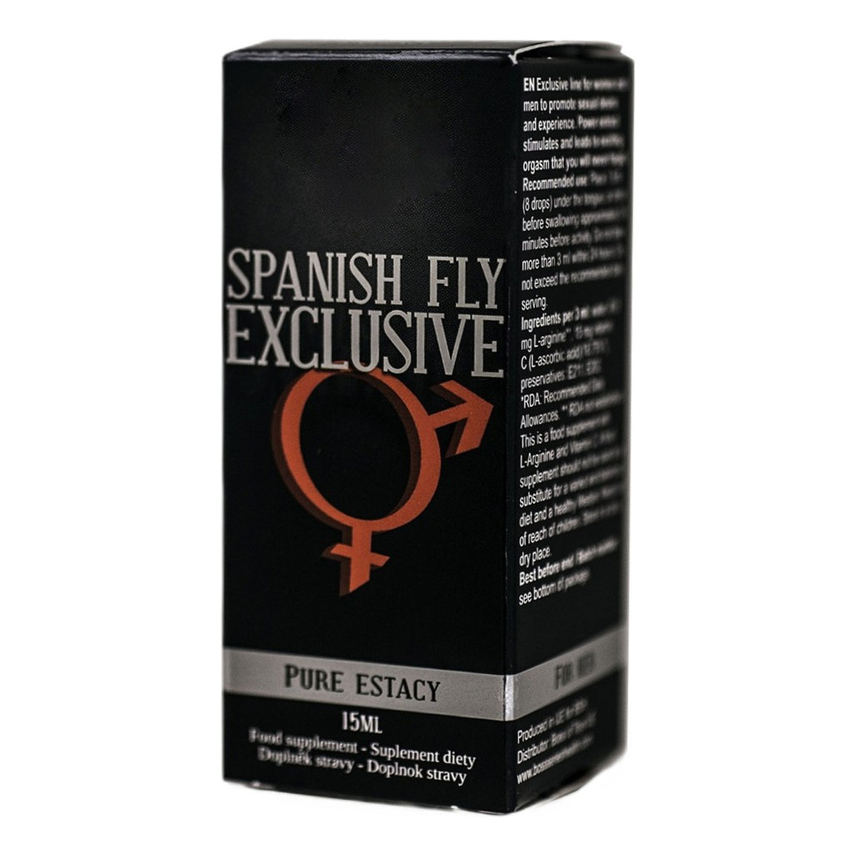B-Series Health Spanish fly exclusive pure estacy środek wspomagający zwiększenie popędu seksualnego 15ml