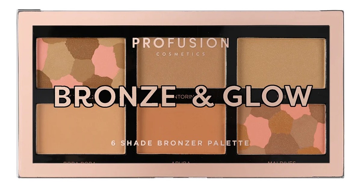 Shade Bronzer Palette Paleta bronzerów do twarzy Bronze & Glow