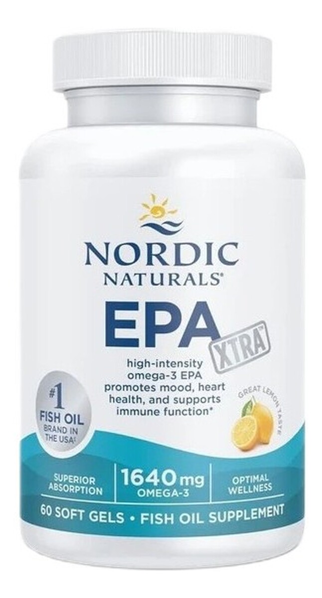 Epa xtra wysoko skoncentrowane kwasy epa suplement diety cytryna 60 kapsułek