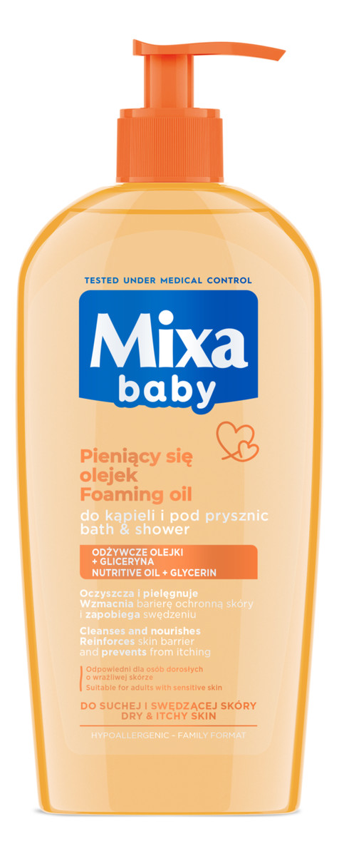 Delikatny Płyn Do Kąpieli i Mycia z Olejkiem 2x400ml