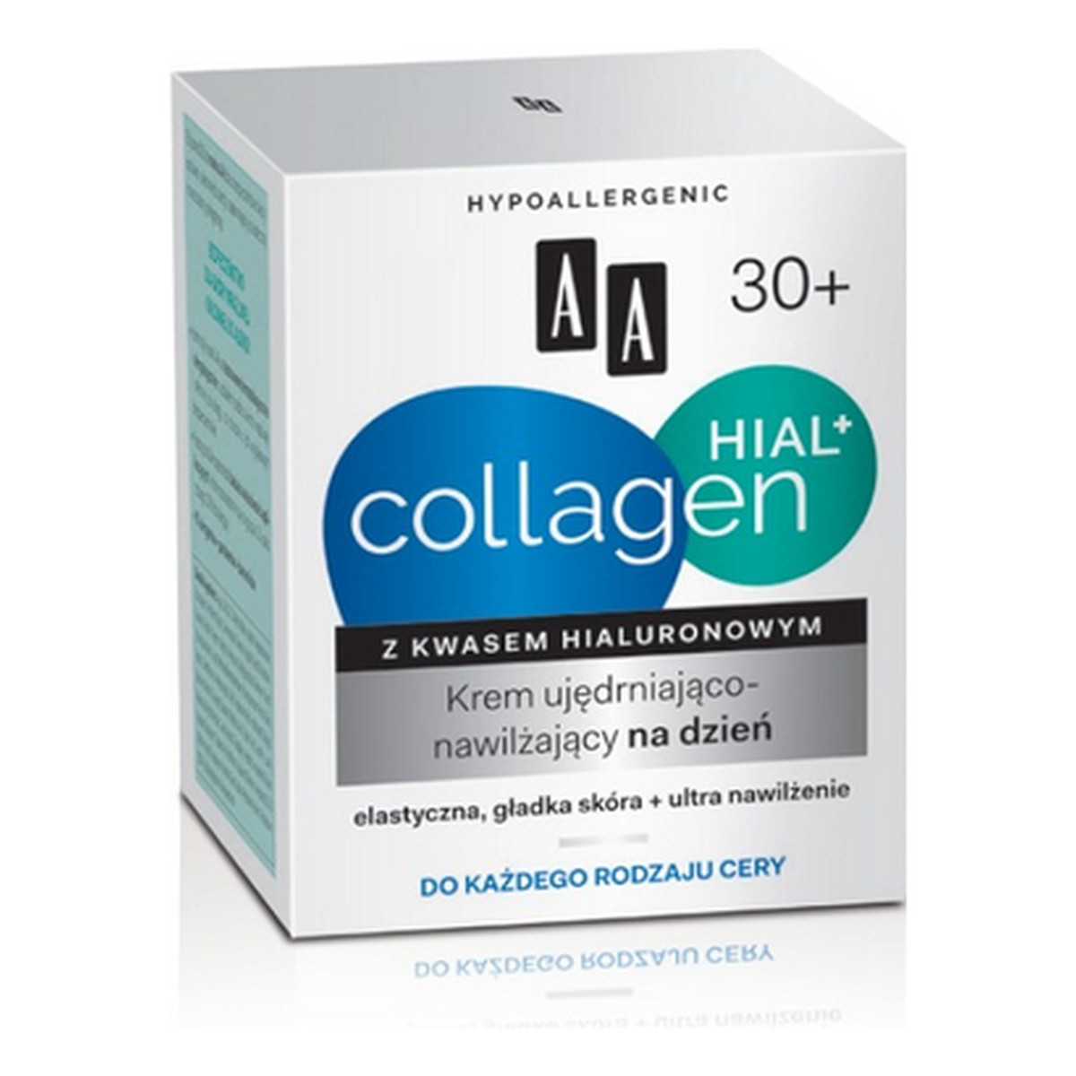 AA Collagen Hial 30+ Hypoallergenic Krem Ujędrniająco Nawilżający Na Dzień 50ml